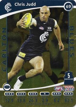 2012 Team Zone AFL Team - Gold #69 Chris Judd Front
